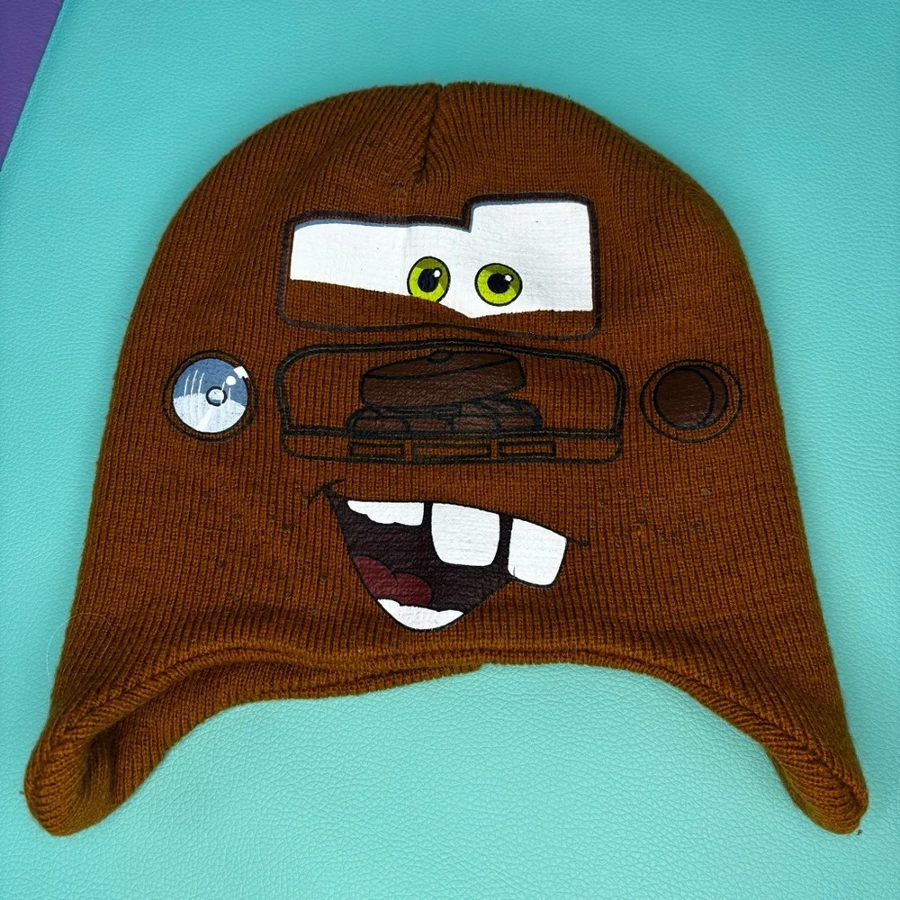 Disney Cars Tow Mater Earflap‎ Beanie